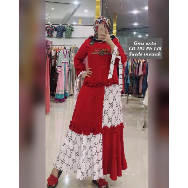 gamis extu / gamis import / gamis gucci