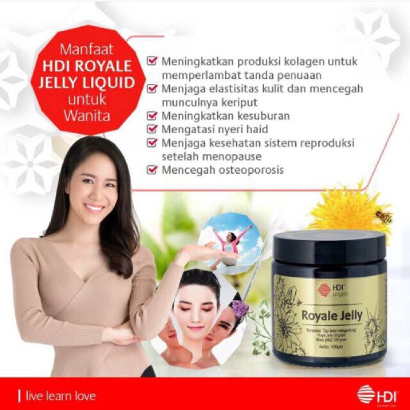 Royal Jelly HDI Madu Clover Honey anti aging
