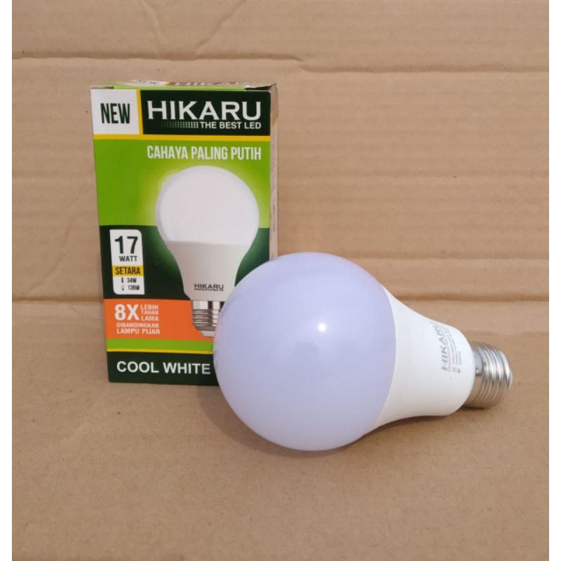 Hikaru LED Bulb 17 Watt - Lampu LED Bulb Murah Bergaransi