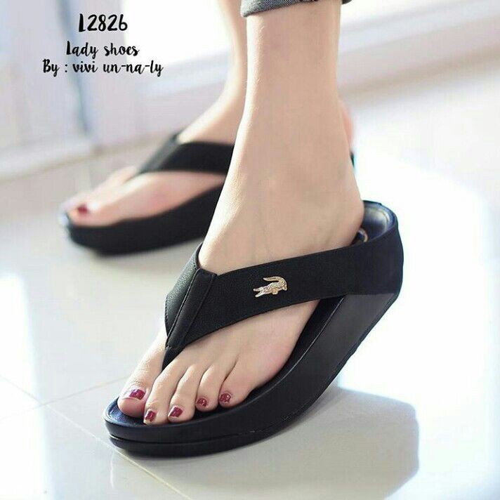 SANDAL WEDGES WANITA TERBARU / SANDAL WEDGES WANITA CASUAL ANTI SELIP BESTSELLER / YM 02