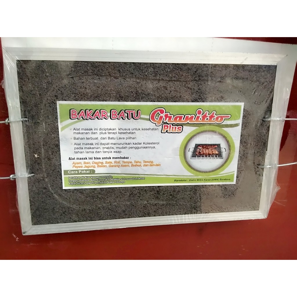 BATU BAKAR GRANITO / BATU BAKAR GRANITO PLUS SATU PLAT