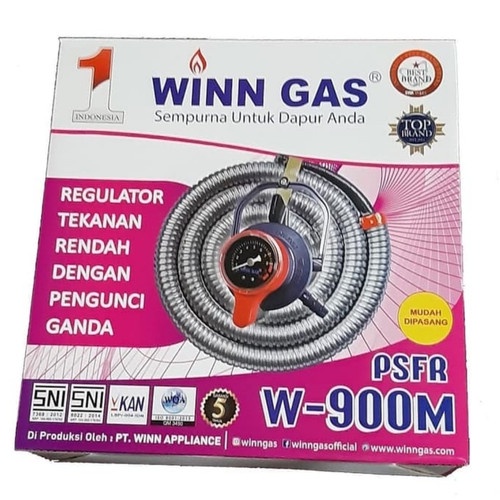 Selang paket + Regulator WINN GAS PSFR W- 900M