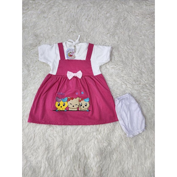 baju bayi perempuan dress babygirl jsb8