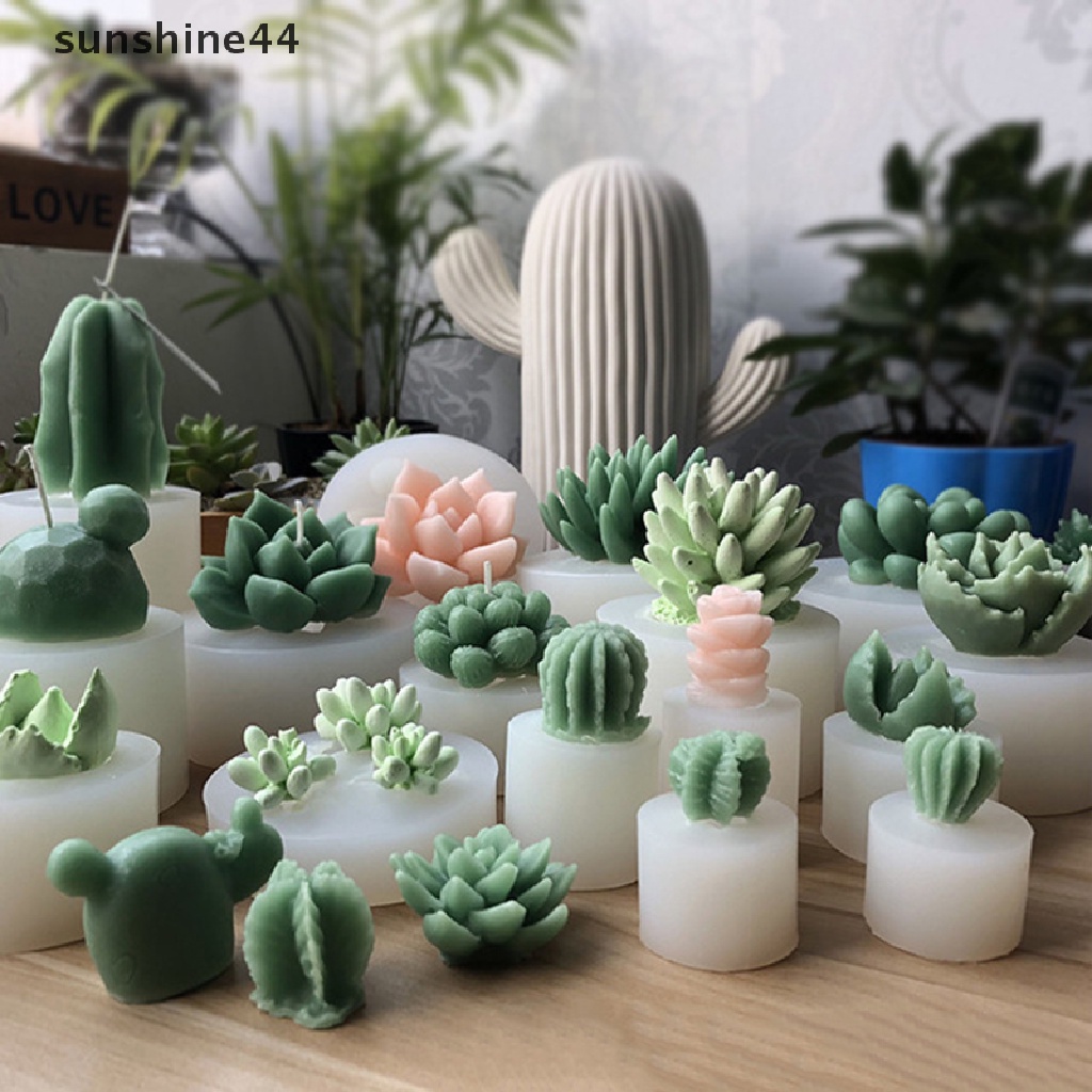 Sunshine Cetakan Sabun Resin 3D DIY Bahan Silikon