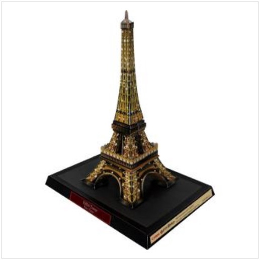 DIY Prakarya Eiffel Tower Night France Papercraft