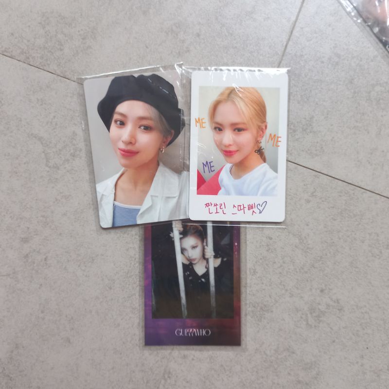 NBD No Bad Days ITZY Ryujin August Agustus PC Pola Photocard Polaroid Yeji Benefit MITM Mafia