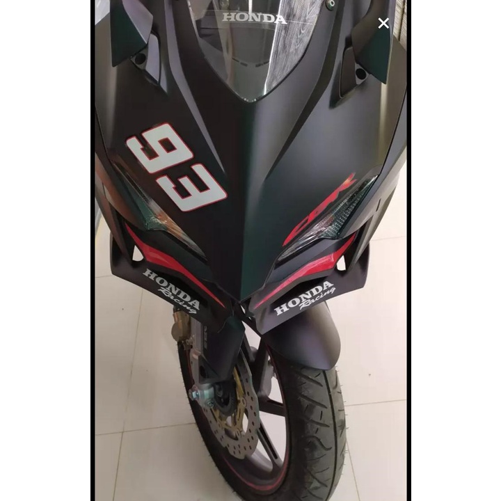 WINGLET CBR150R K45R-CBR 250 RR WINGLET AERODINAMIS SAYAP HONDA CBR 250 RR 2017-2022 &amp; CBR 150R K45R TAHUN 2021-2022