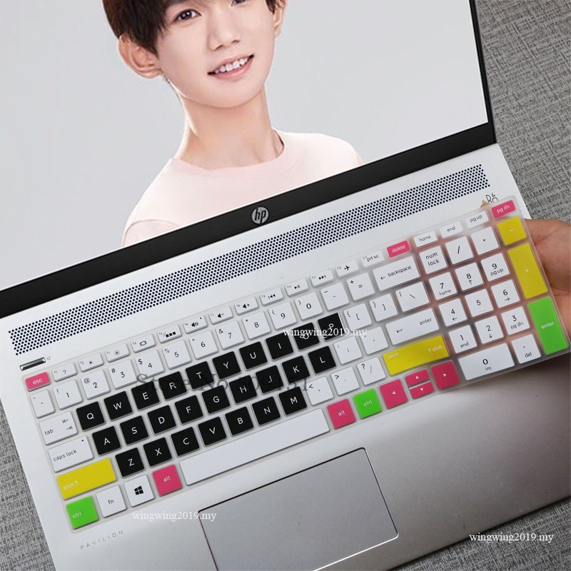 15-cw0007ca 15-cw0008nv 15-cw0009la 15-cw0027ca 15-cw05sa 15.6&amp;quot; Skin Pelindung Keyboard Laptop