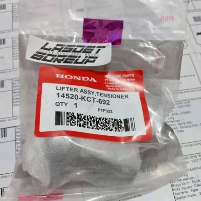 LIFTER ASSY TENSIONER KCT - STELAN SETELAN TONJOKAN - KAMPRAT - TIGER 2000 LAMA - ORI ORIGINAL AHM