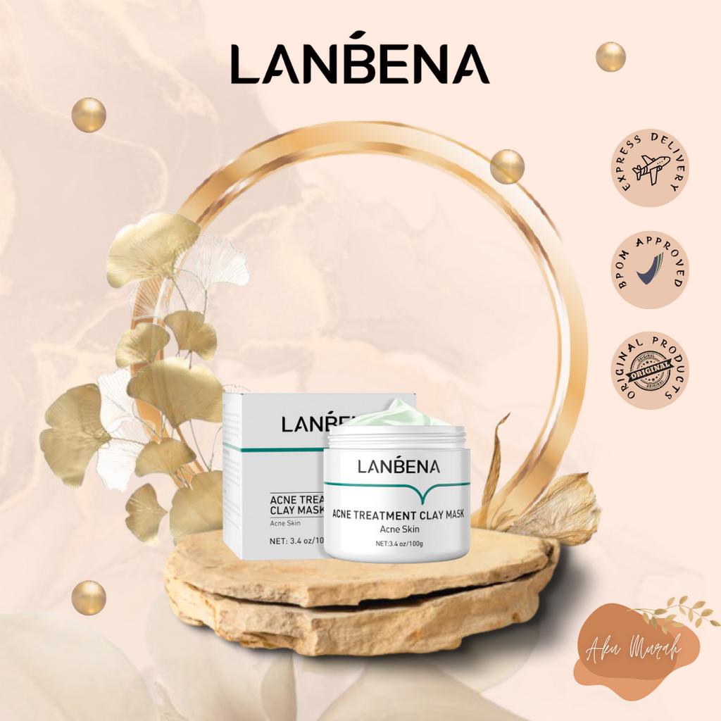 ✨ AKU MURAH ✨ LANBENA Acne Clay Mask Cream 100 GR