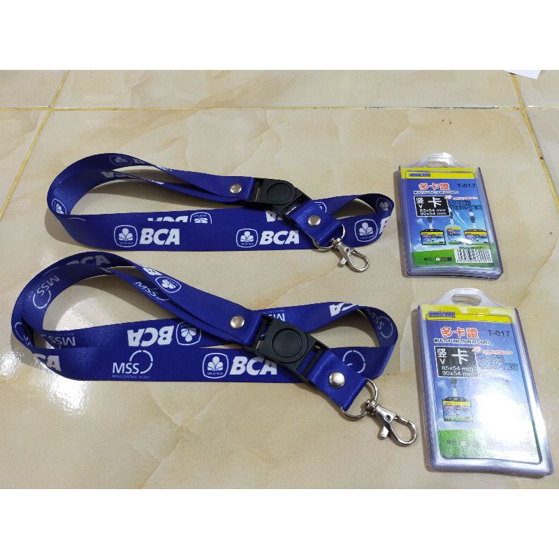 [READY] tali id card BCA lanyard satuan