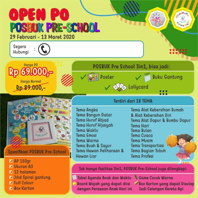 

Posbuk Pre School Poster Buku