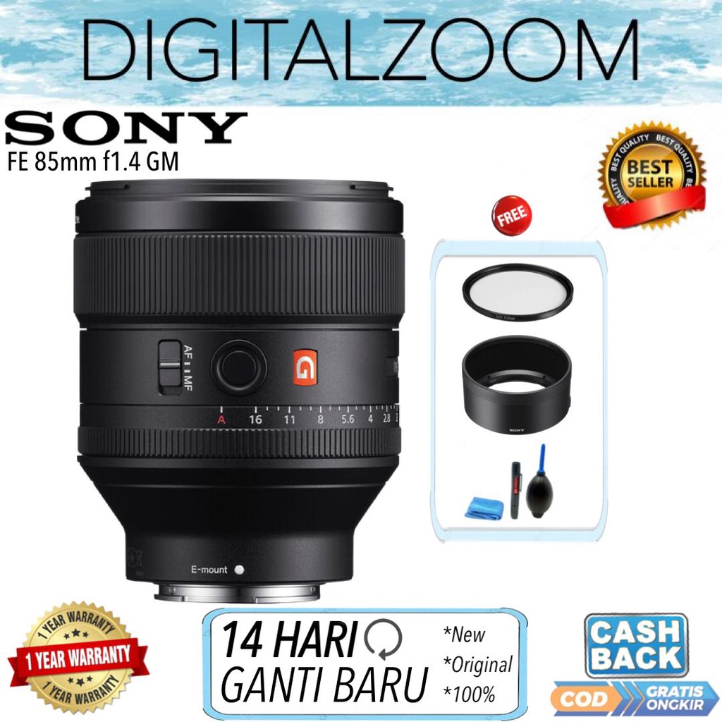 SONY FE 85MM f1.4 GM - LENSA SONY 85MM