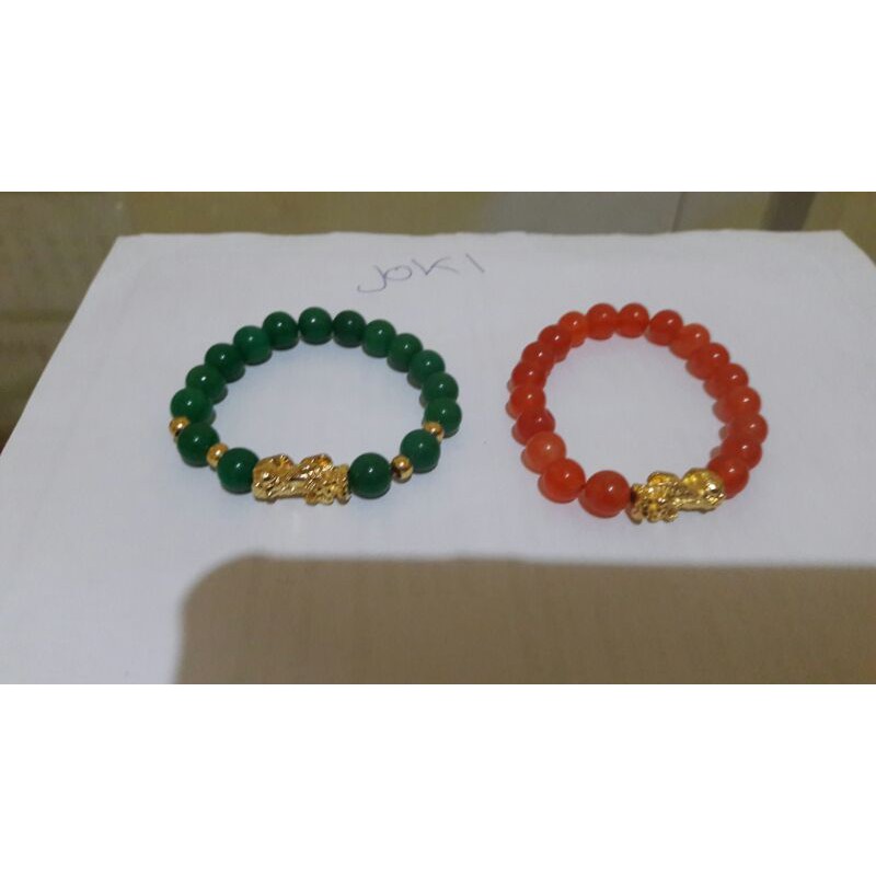 Gelang couple giok pixiu