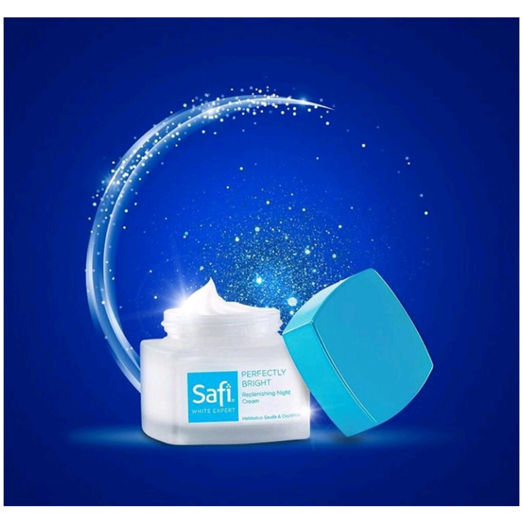 Safi White Expert Illuminating Day Cream SPF 15PA++ 45gr | Cream Pagi|Cream malam