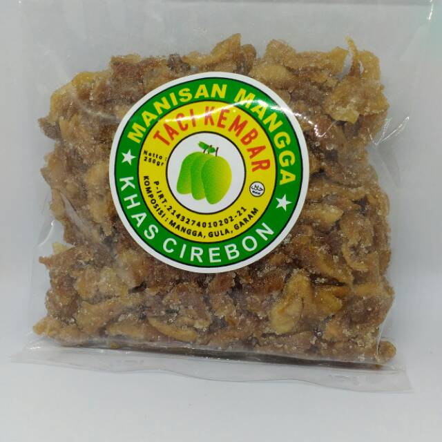 

Manisan Mangga Maleman "TACI KEMBAR" / Mangga Maleman Khas Cirebon Berat-250 Gram