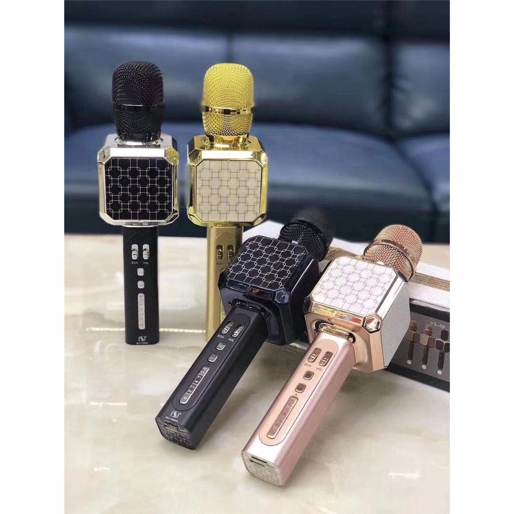 Mic Karaoke Bluetooth YS 05 Original Mic Protable Dan Mic Smule