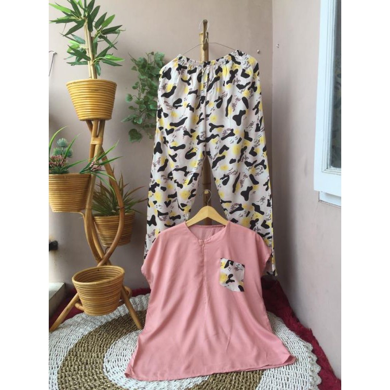 (termurah) setekan wanita leona one set