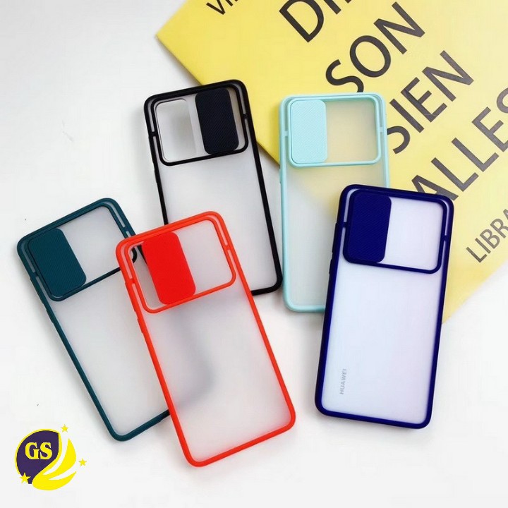 Samsung Note 20 Ultra A01 Core A51 A71 M31 M51 Slide Case Protection Kamera Sliding Pelindung Kamera Matte Candy