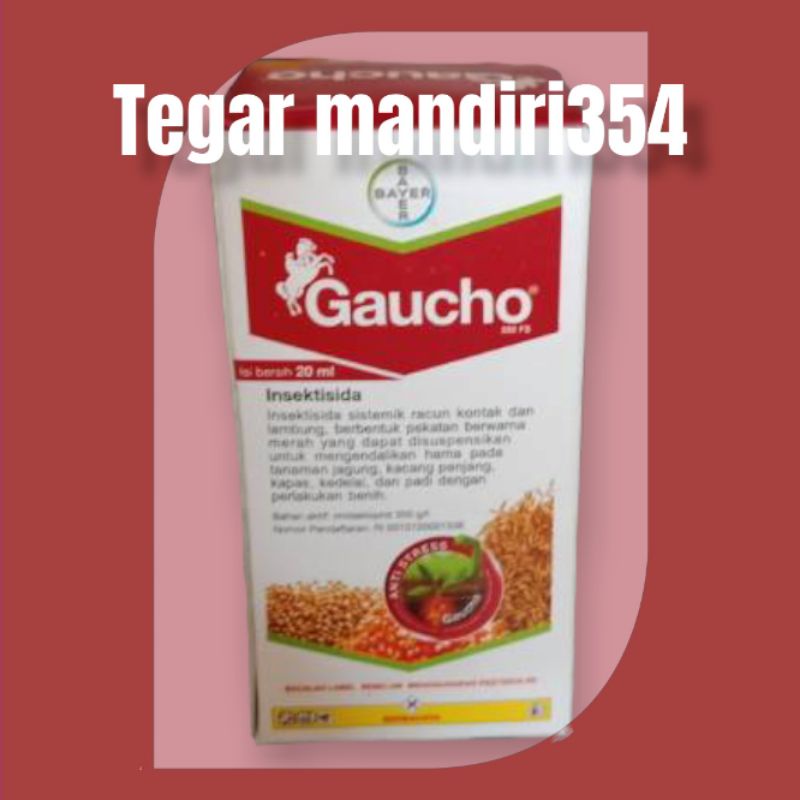 INSEKTISIDA GAUCHO 20ML  / insektisida perlakuan benih gauco / Insektisida Gaucho 20ml insektisida g