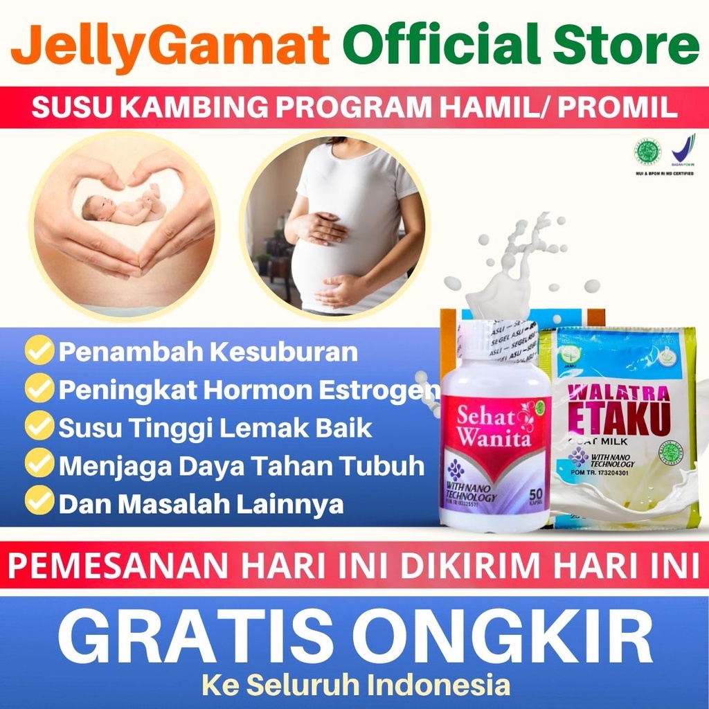 

Susu Kambing Penyubur Rahim Susu Kambing Untuk Promil Susu Untuk Program Hamil BPOM & HALAL MUI Susu Kambing Bubuk ETAKU GOATMILK Asli Susu Kambing Etawa