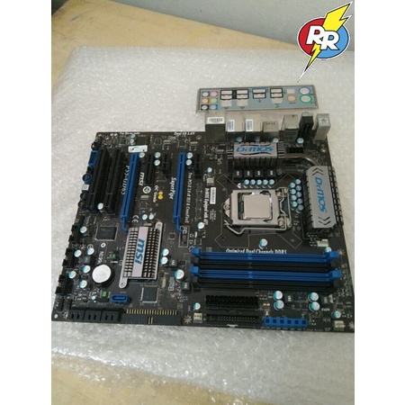 Motherboard PC Gaming Msi P55 GD65 Drmos Paket Prosesor Intel Core i7 860 4 Slot Dual GB LAN Mantap
