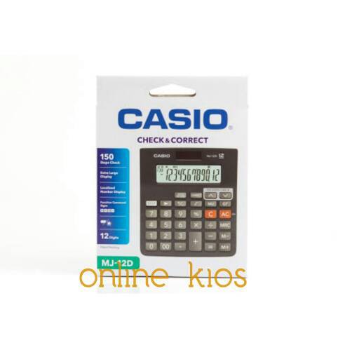 CASIO MJ-12D - Kalkulator Desktop - Check &amp; Correct Calculator