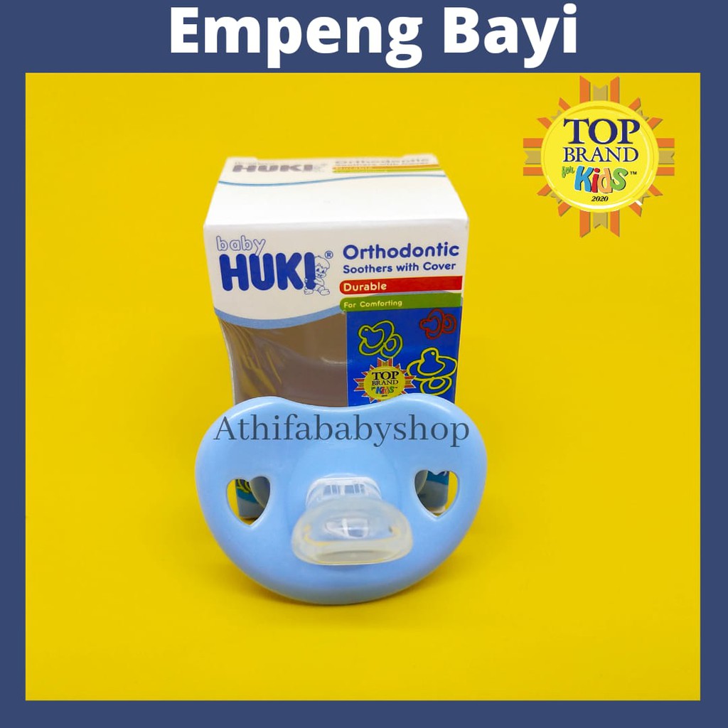 Huki Pacifier Empeng Orthodontic / Empeng Bayi 0 Bulan / Gigitan Bayi /Empeng Bayi/Mpeng Bayi SNI