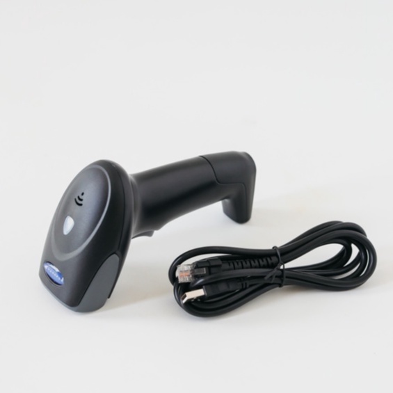 BARCODE SCANNER SHARKPOS BS 2008 / BS-2008 / BS2008 LABEL BARCODE 1D TANPA STAND