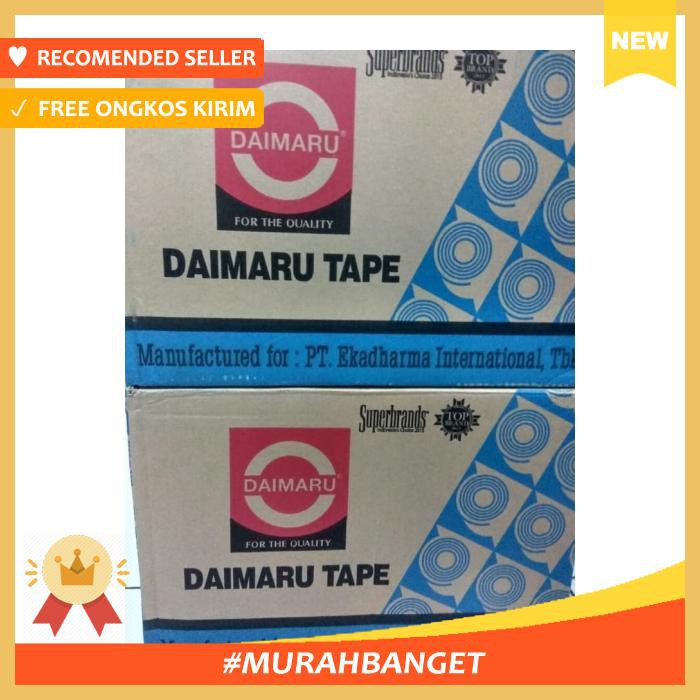 

Selotip & Double Tape - Promo Gila 100 Dus Lakban Daimaru Bening 90 Yard 2 Inch .1 Dus @72Roll