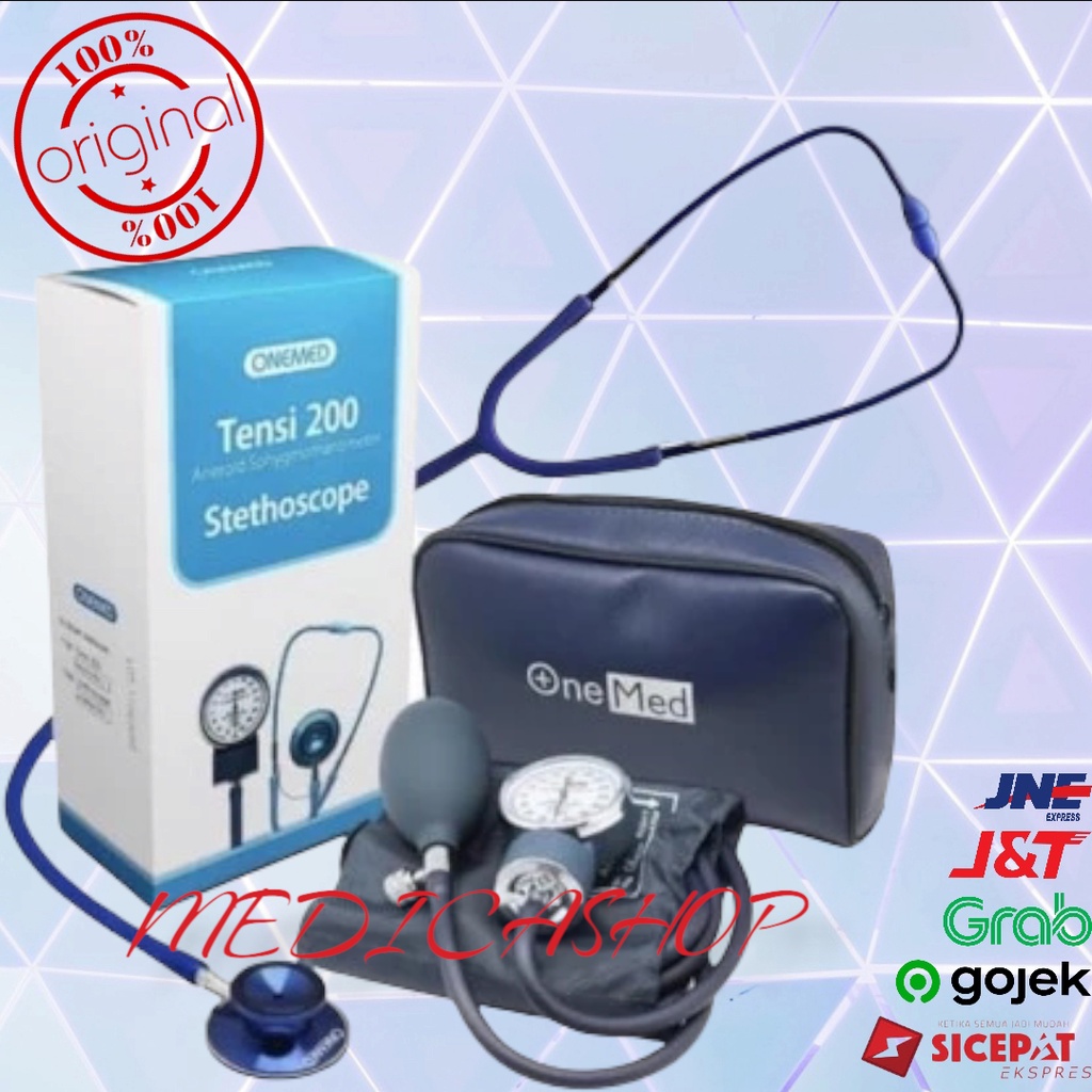 paket tensi + stetoskop onemed murah original