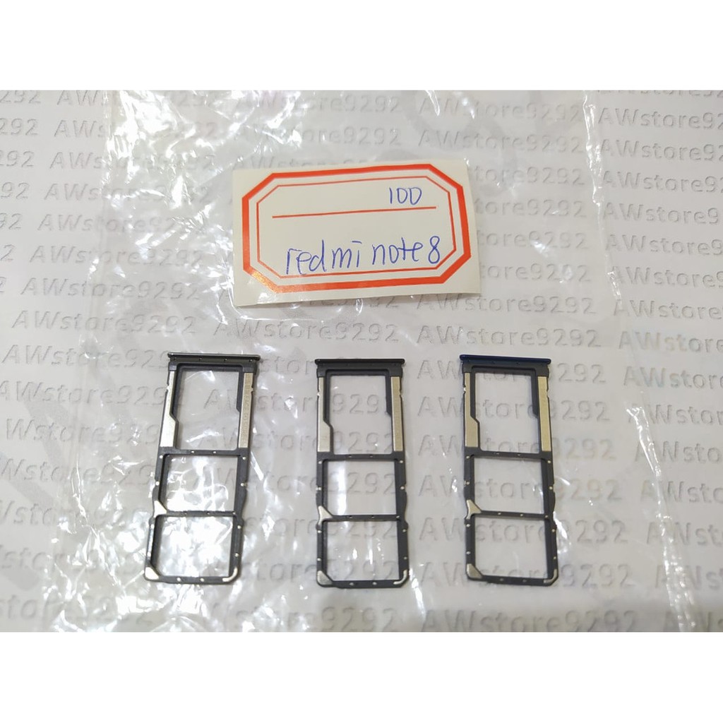 Slot Tempat Dudukan Kartu Simcard Sim card Lock Simtray Sim Tray XIAOMI REDMI NOTE 8