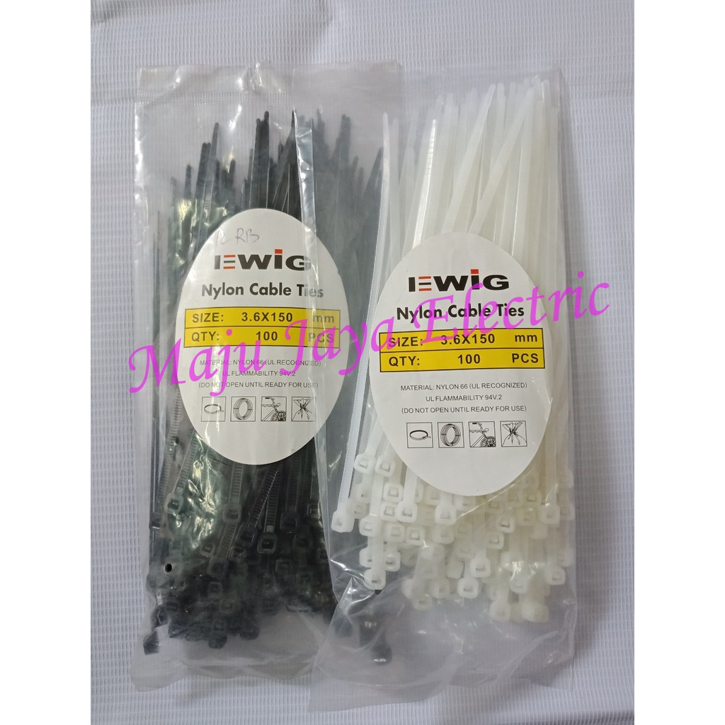 Promo Kabel Ties/tis/cable Tie Pengikat 15 Cm 15cm Berkualitas 3.6 X 150 Mm Q1gzK3cmyaRDD