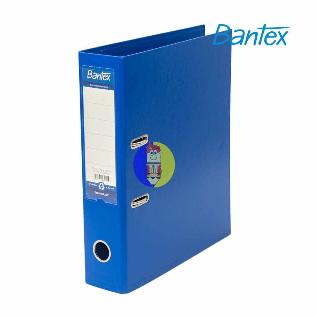 

Bantex Lever Arch File Ordner Plastic A4 7cm Cobalt Blue #1450 11