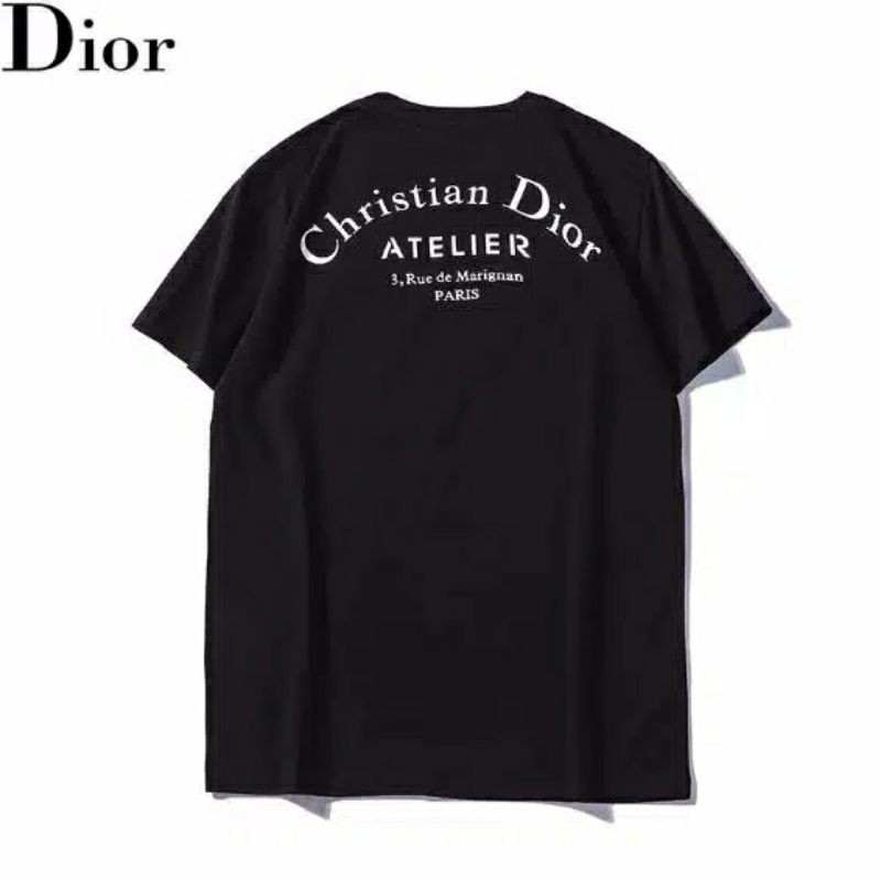 KAOS DIOR FULL BORDIR KAOS UNISEX PREMIUM QUALITY MIRROR 1:1
