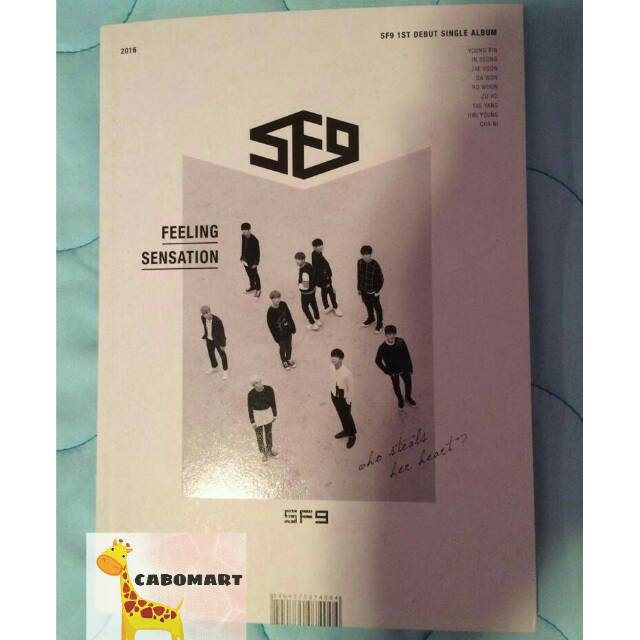 SF9 1st Debut Single Album [Feeling Sensation]
