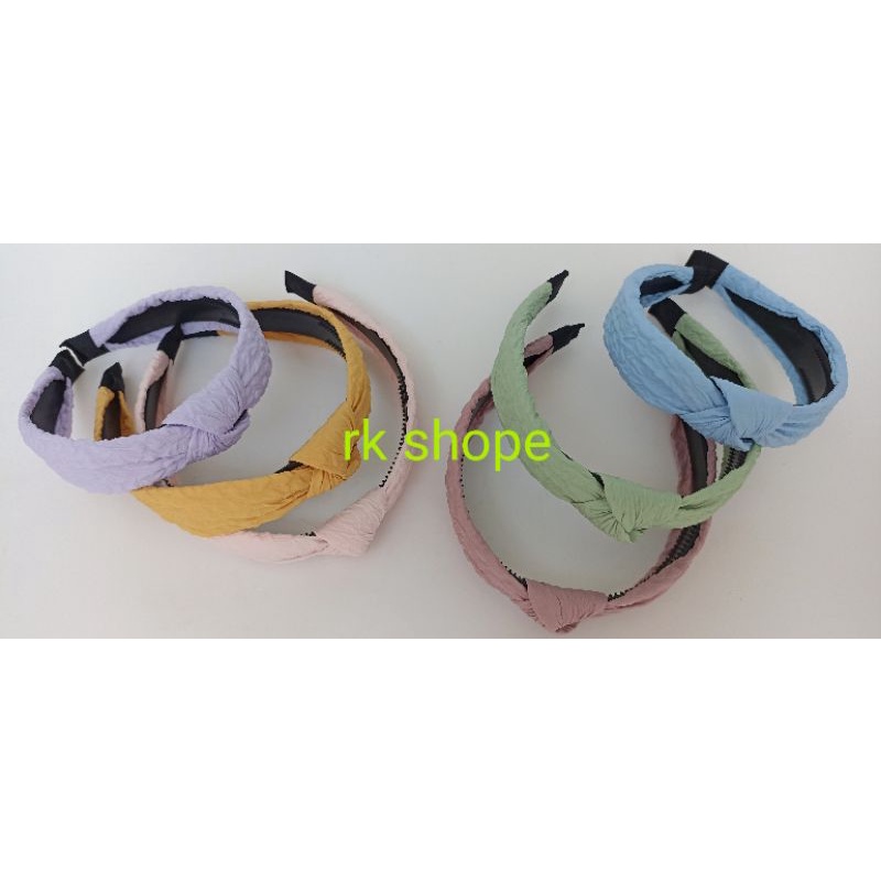 bandana korea bando korea cute warna bandana wanita motif