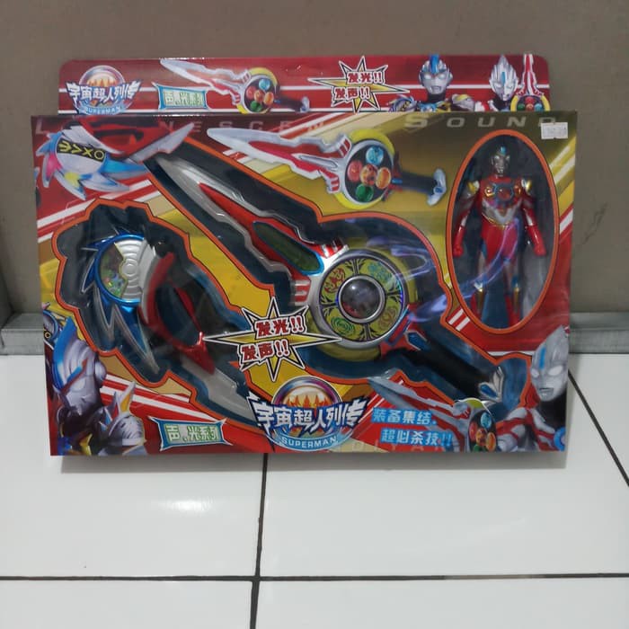 Promo Ultraman  Orb  Set Pedang Aksesoris Mainan  Ultraman  