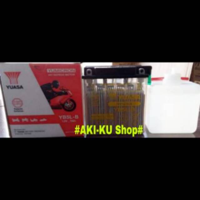 Aki Motor YUASA YTZ5S - Motor Karisma Vario Beat Xeon MX (Aki Kering)