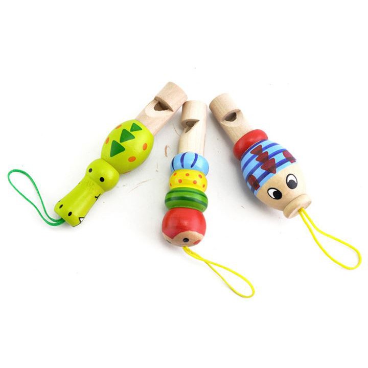 TweedyToys - Peluit Kayu Lucu - Mainan Musik Peluit Anak