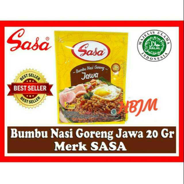 

BUMBU NASI GORENG JAWA 20 GR MERK SASA