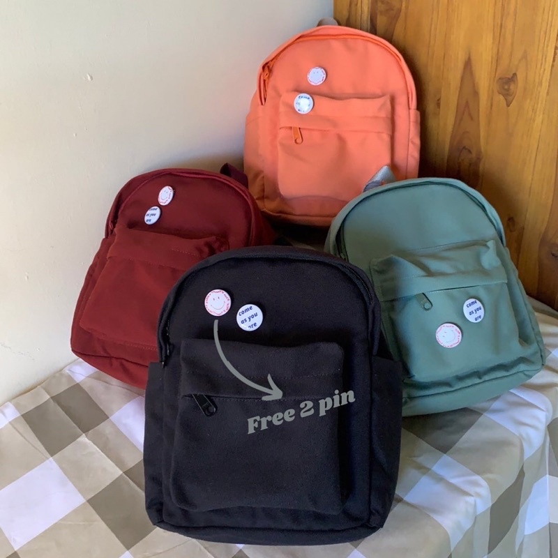 Raya Ransel Kanvas Mini 3in1