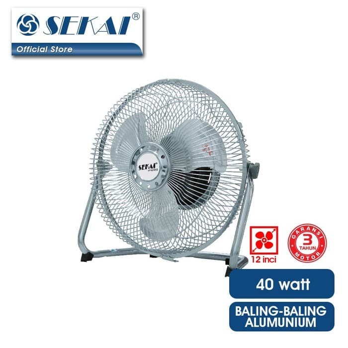 KIPAS ANGIN BESI / TORNADO FAN SEKAI HFN 1253 C ( 12 Inch )