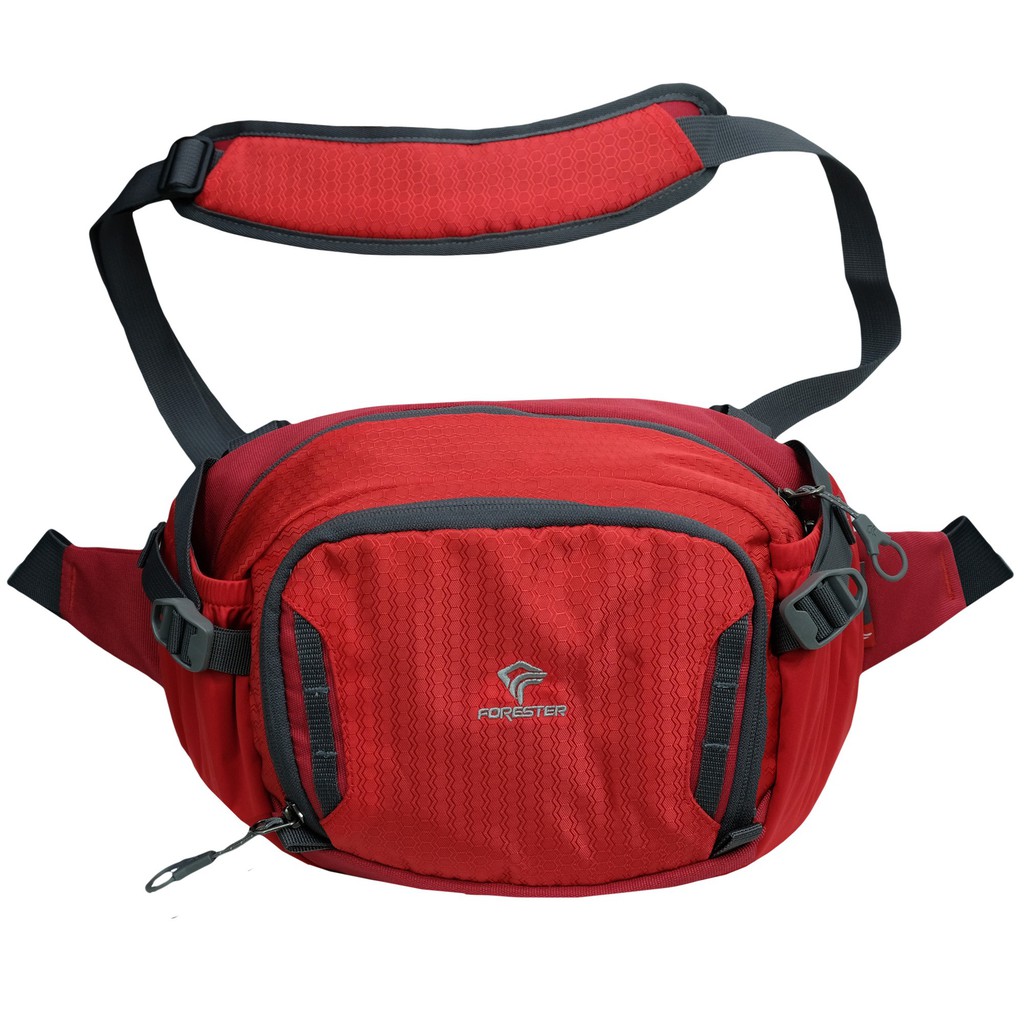 Tas Selempang Waistbag TERBARU - FORESTER 40133 Slingbag Dolby Nylon Pria/Wanita