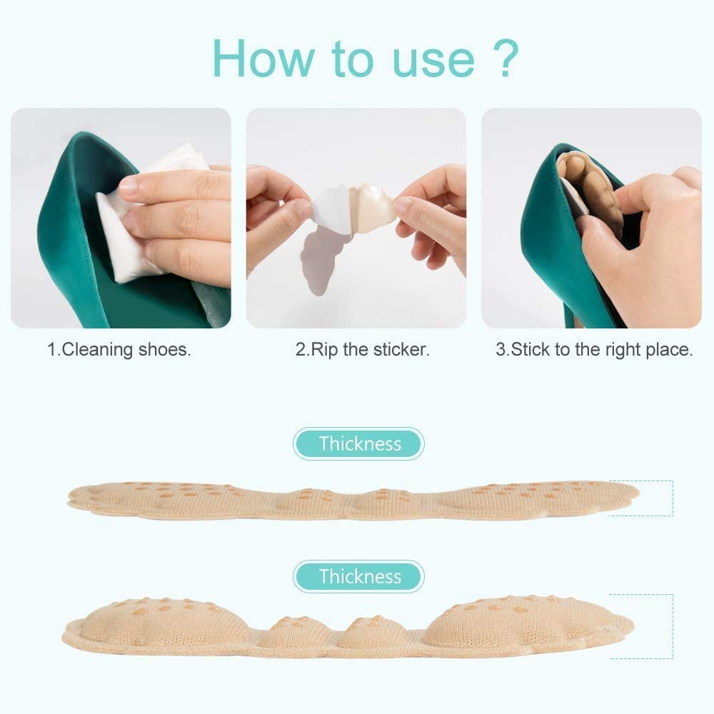 1 Pasang Heel Grips untuk Wanita Heel Cushion Sisipan Self-Adhesive Sol Sepatu Perawatan Kaki