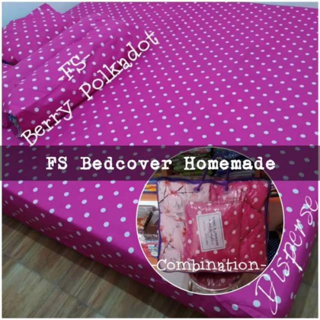 Bedcover premium set homemade grosir uk 180 anak dewasa