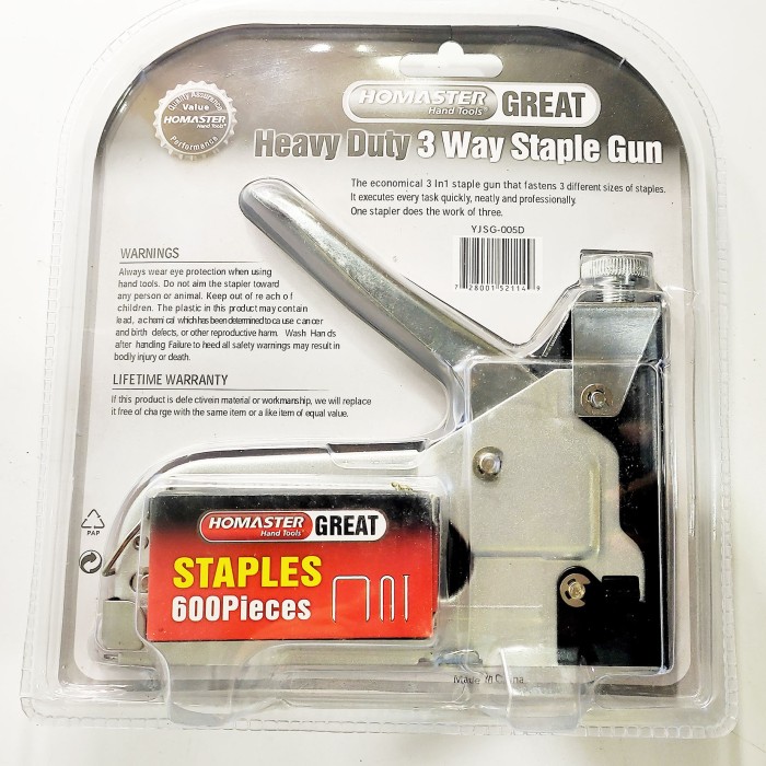 STAPLES TEMBAK HOMASTER / GUN TACKER / STAPLER TEMBAK / CEKREKAN / PENGOKOT / HEKTER GUN TACKER / STAPLES SOFA / STAPLES JOK / STEPLER JOK MOTOR,