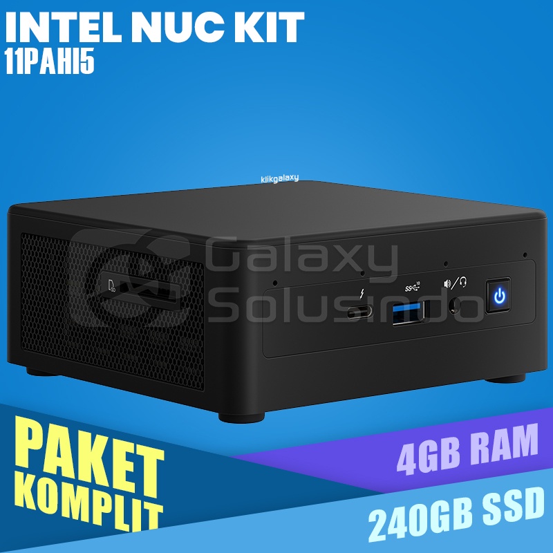 Intel NUC PAHi5 Home&Business Mini Desktop i5-1135G7 4コア、8GB