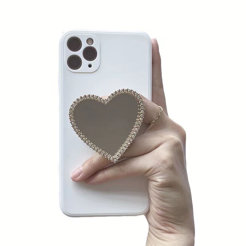 Pop Socket Mirror Kaca Stand PHONE HOLDER PopSocket Cermin