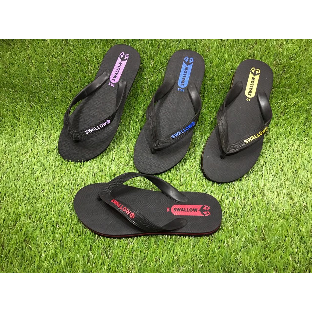  SANDAL  JEPIT  BY SWALLOW  HITAM  Shopee Indonesia